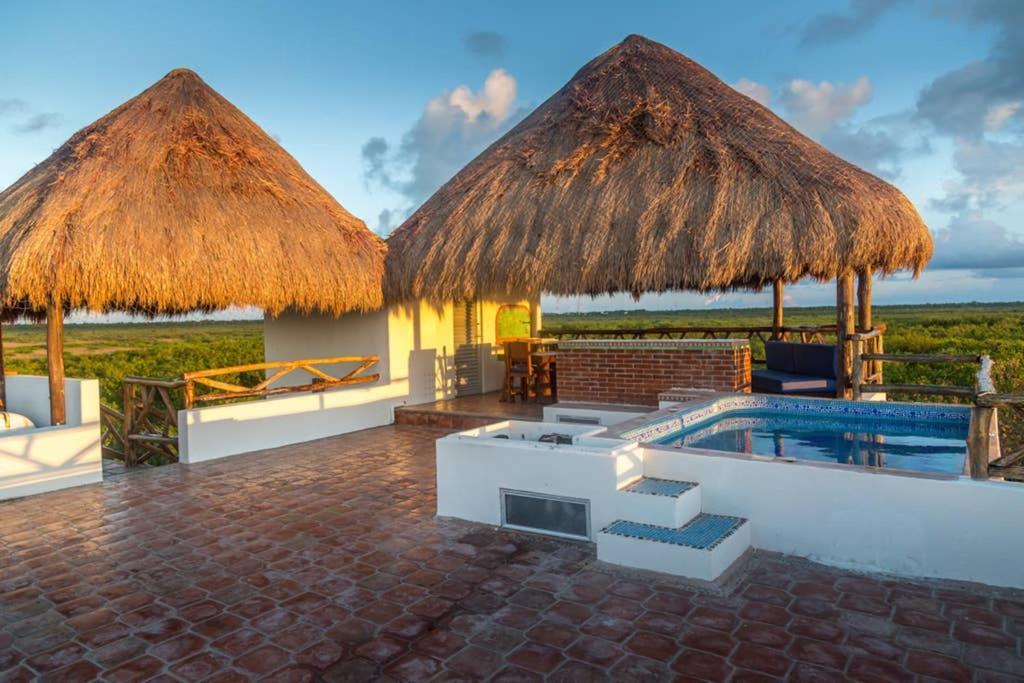 Casa Marene Leilighet Puerto Morelos Eksteriør bilde
