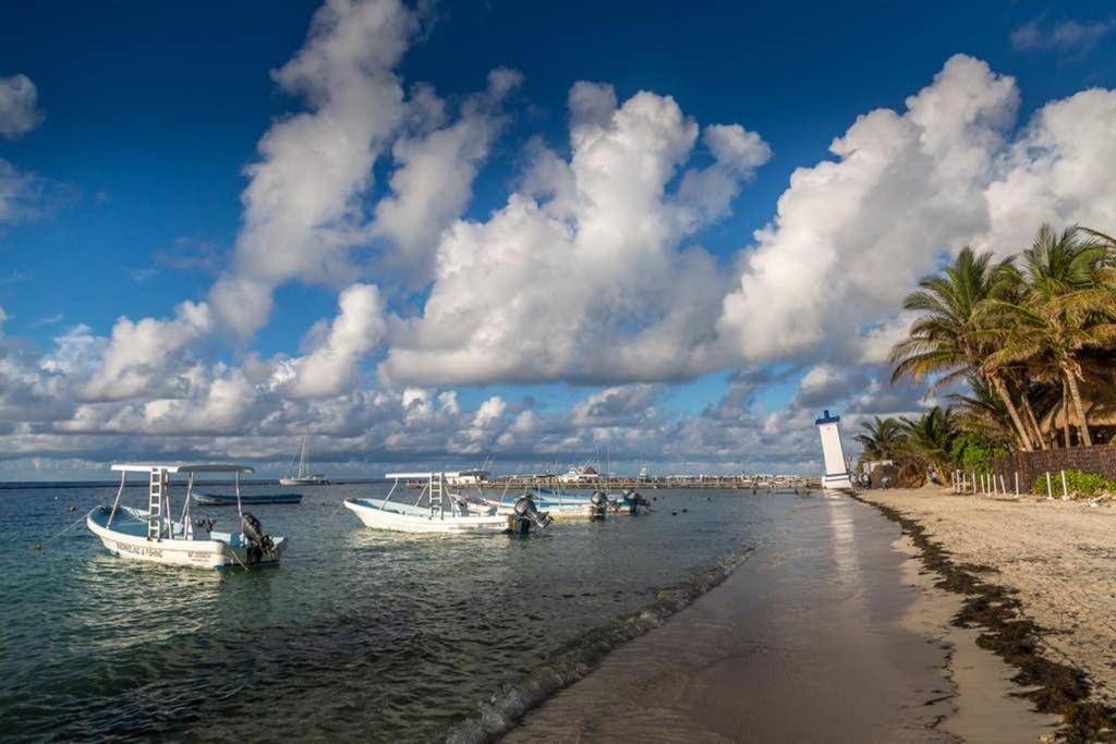 Casa Marene Leilighet Puerto Morelos Eksteriør bilde